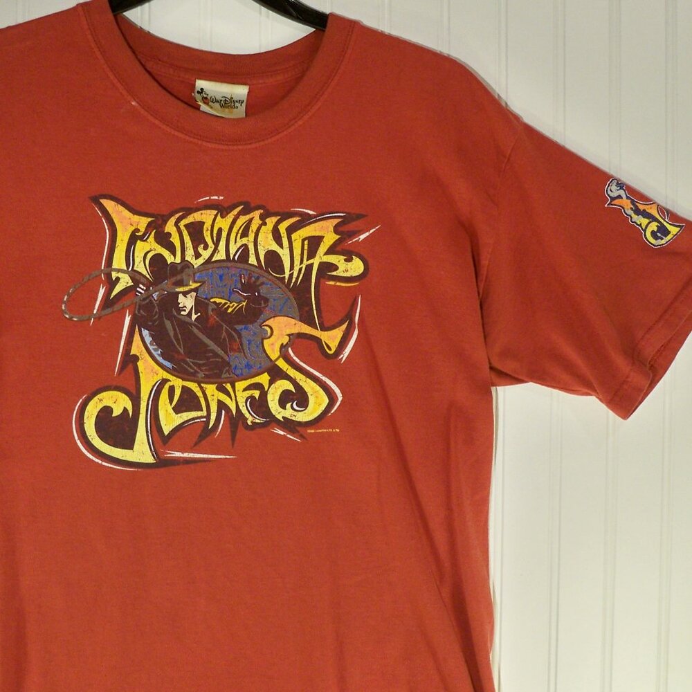 Indiana Jones 2004 Vintage WDW Disney Red *Tee
